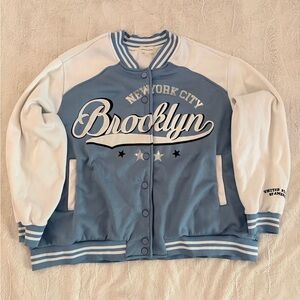 Blue and White Brooklyn NY Jacket